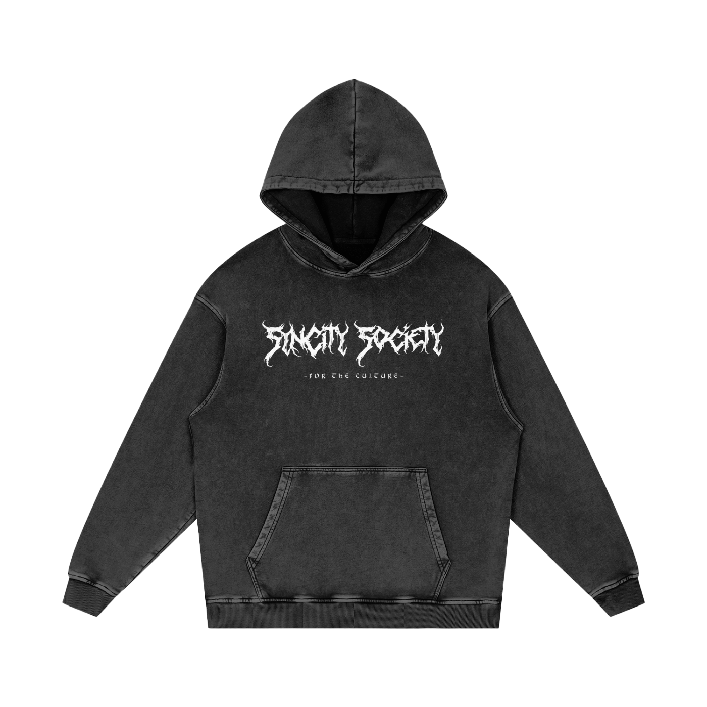 FTC Acid Wash Oversize Hoodie