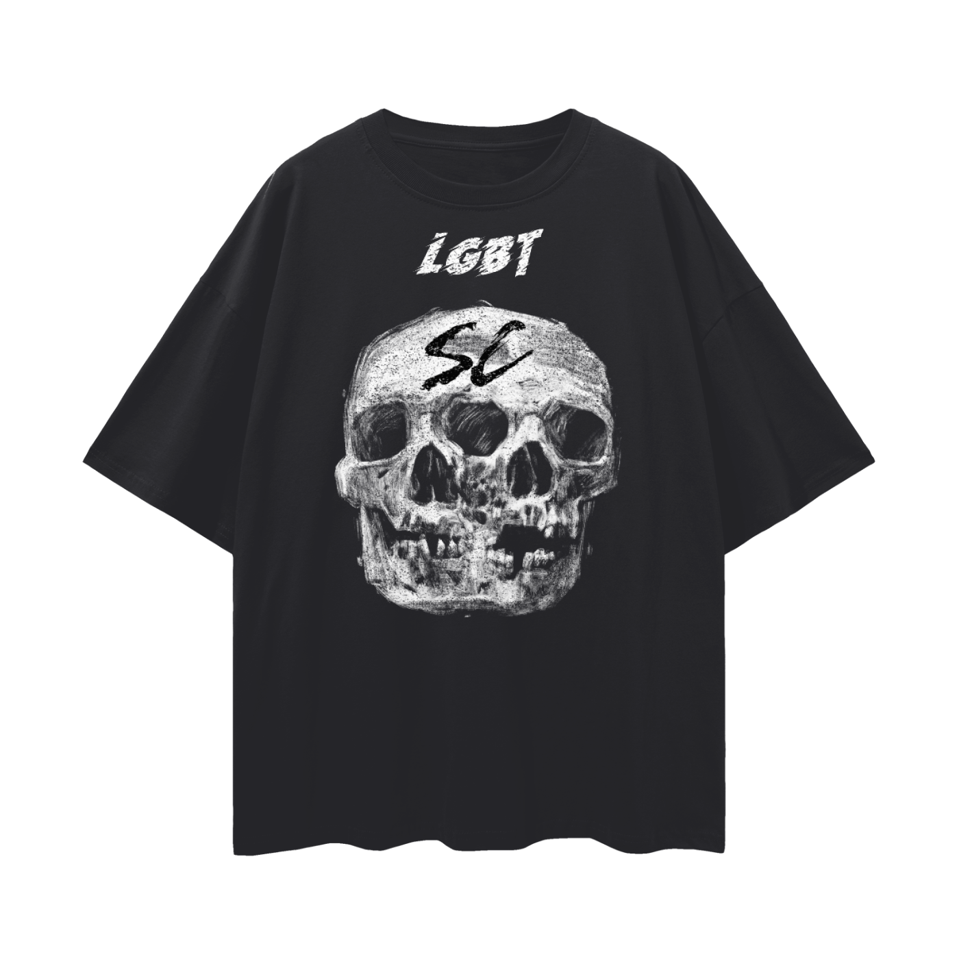 LGBT V.1 Oversize Deep Drop Shoulder Tee