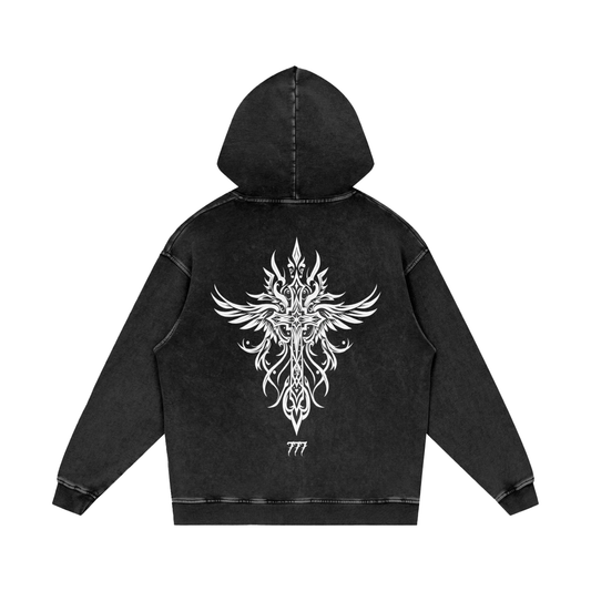 FTC Acid Wash Oversize Hoodie