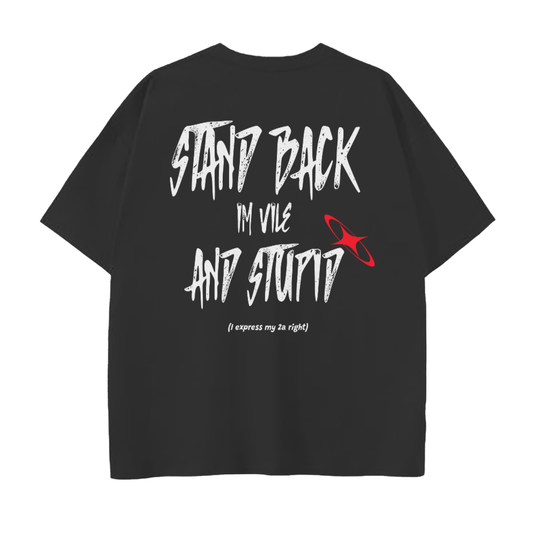 Vile and Stupid Drop Shoulder T-Shirt