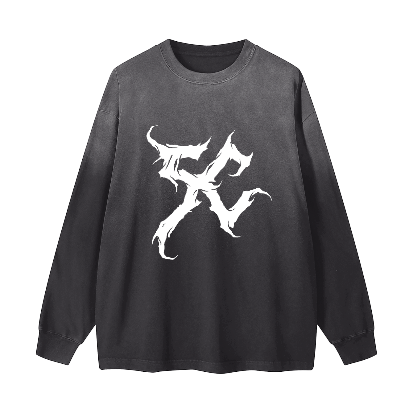 777 Gradient Vintage Washed Long Sleeve Tee
